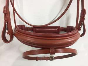 Bride de cheval Bling avec cuir DD de qualité supérieure, bandeau élégant et durable pour les spectacles d'équitation et l'entraînement équestre - Product Image 4