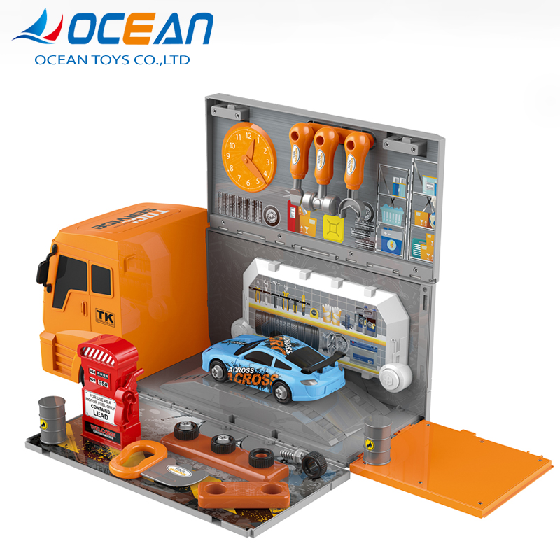 Производитель, 36 шт/партия Дети играют контейнеровоз пластиковая игрушка набор инструментов