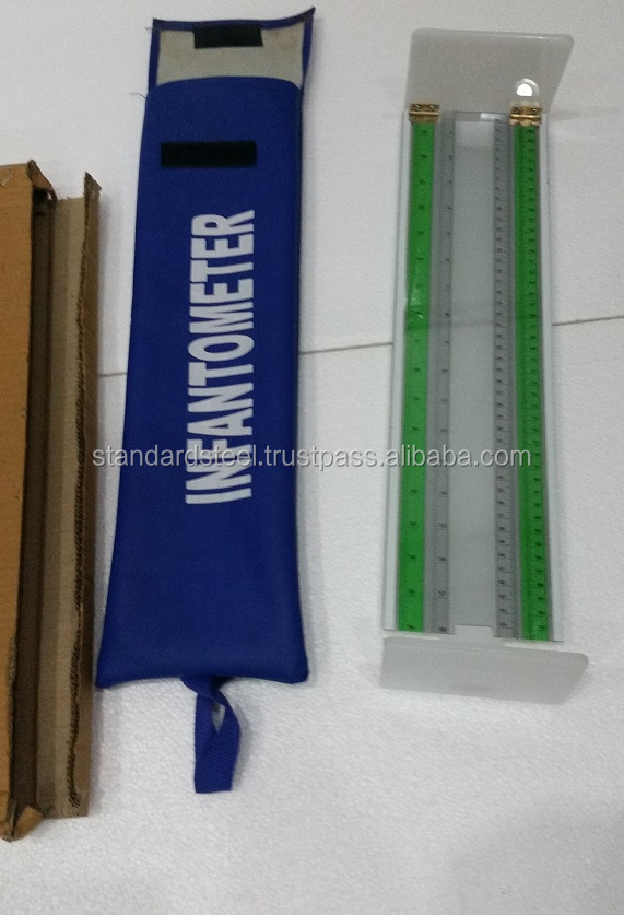 Standard Steel SS604 Acrylic Infantometer - Portable Baby Height Measuring Scale