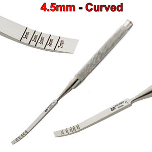 4 Pcs Dental Stainless Steel Bone Splitting <strong>Chisels</strong> Straight and Curved Surgical Instruments for <strong>Cleaning</strong> &amp; Filling Teeth - Product Image 4