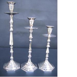 ชุดเชิงเทียนโลหะ3ชิ้นทำมือเชิงเทียนตั้งโต๊ะแบบพรีเมี่ยมสำหรับตกแต่งบ้าน - Product Image 1