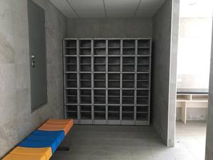 Two doors Taiwan ABS Plastic Clothing Shoes Cosmetic Locker Cabinet - Product Image 3