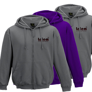 Meilleure qualité hommes fermeture éclair sweats à capuche nouveauté crocheté Polyester/coton sweats solide motif uni teint tissage hiver - Product Image 3