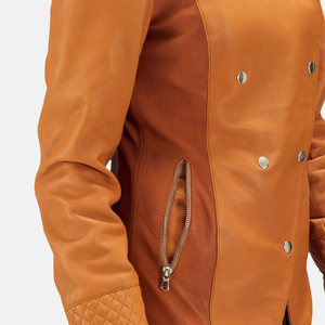 Chaqueta de Motocicleta de Piel de Oveja Sofisticada para Mujer, Novedades, Ropa de Invierno para Exteriores, Impermeable, de Secado Rápido, Diseño Único, en Oferta - Product Image 3