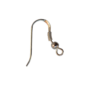 Crochet d'oreille en argent Sterling 925 rayé, résultats de fil d'oreille indien - Product Image 1