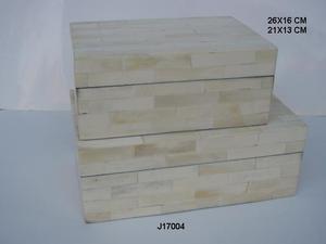 Boîte à bijoux en bois mosaïque avec finition naturelle, disponible en toutes tailles, organiseur de bijoux pour femmes et filles - Product Image 2