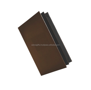 Cubierta de menú de cuero hecha a mano Durable Tamaño A4 Cubierta de menú de restaurante con 1 panel Cubierta de menú de restaurante de cuero genuino - Product Image 1