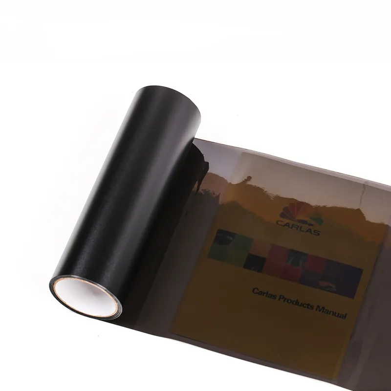 車のステッカーCARLAS 0.3*10M High Flexible Self Adhesive Easy To Install Automobile Lamp Film Tail Light Tint
