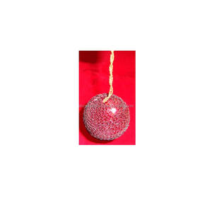 Indian Zari Embroidery Ball <b>Ornament</b> - Product Image 1