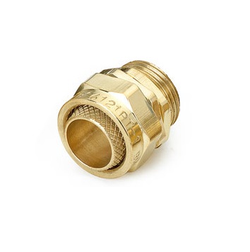brass Cable Gland for Armoured Cable Industrial Brass Gland with Locknut