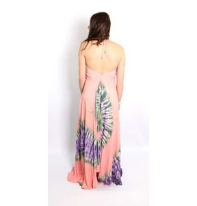 คอลเลกชันใหม่ของชุดแมกซี่เดรสชายหาดเรยอนมัดย้อมแม็กซี่เดรส - Product Image 2