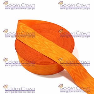Ruban Moire Maçonnique Personnalisé Orange 2 "| Ruban Moire Maçonnique Orange 2" - Product Image 4