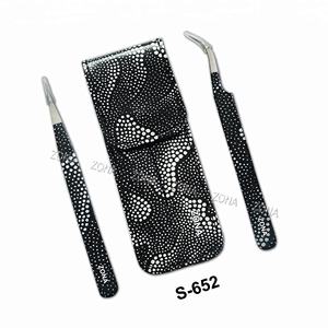 Pince à épiler de marque privée d'extension de cils en acier inoxydable japonais de prix usine pour l'extension de cils - Product Image 4