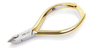 NGHIA N-02G Coupe-ongles en acier inoxydable finition or, à ressort unique, pour cuticules, manucure et pédicure - Product Image 6
