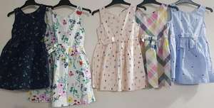 Bangladesh Stock 2018 Marca Bebé Niñas Temporada de verano Vestido Material de algodón Telas para horno Cancelar LOTE/envío - Product Image 2