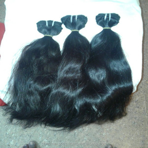 Venta al por mayor 100% Virgen Brasileño Real Mink Silky Straight Human Hair Unprocessed Raw Indian Hair Material - Product Image 2