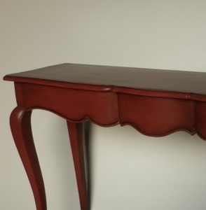 Table console en bois, couleur jaune antique - Product Image 5