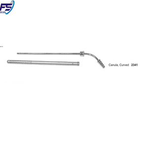 ท่อดูดทางทันตกรรม,ท่อดูดทางทันตกรรมแบบโค้ง Cannula สแตนเลส - Product Image 2