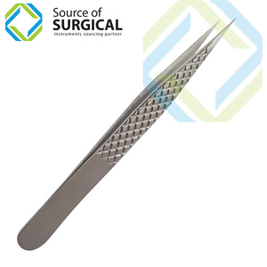 Pince à épiler chirurgicale professionnelle en acier inoxydable de précision pour extensions de cils et manucure, modèle à pointe fine - Product Image 6