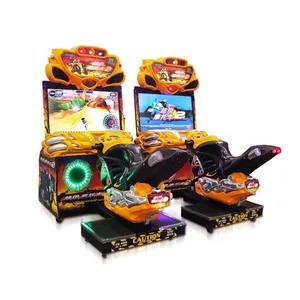 Máquina de juego de arcade para coche, motor de conducción, aceptador de billetes de motocicleta, armario, juegos operados por monedas, simulador de conducción
