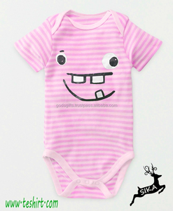 Mono de Bebé Personalizado OEM/ODM, Mono de Verano Unisex Transpirable y Ecológico de Algodón Orgánico Teñido Personalizado en Oferta - Product Image 4