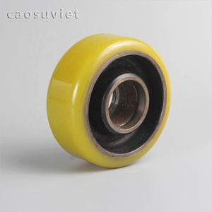 Roue en caoutchouc polyuréthane personnalisée de haute qualité 70-90 ShoreA Résistance à l'abrasion Charge directe Usine du Vietnam pour diverses applications - Product Image 1