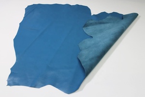 Bleu épais brillant en cuir souple peau d'agneau Napa cuir souple meilleure qualité en gros peau de mouton - Product Image 6