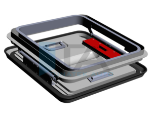 Beibu — 120 pares de toit en métal, pour imprimante sprinter, cdi 3500, w905, w906, w907, crafter boxer, tge h350, évent, sortie d'urgence - Product Image 5