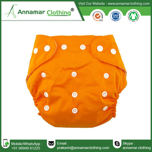 Couche organique réutilisable lavable avec coton doux d'Inde tissu PUL pour bébé couches lavables couverture en gros - Product Image 3