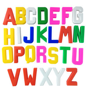 60 pièces de blocs ABC en plastique, blocs de lettres de l'alphabet, aides pédagogiques, jouet de construction - Product Image 6
