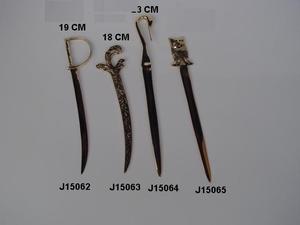 Abridor de letras pulido con espejo, Accesorios de escritorio hechos en latón, abridor de letras de Metal - Product Image 5