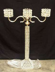 Wedding Crystal <b>Ball</b> Center Piece 3 in One <b>Candle</b>/tea Light Holder - Product Image 6