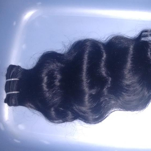 100% Extensión de cabello crudo indio sin procesar de La India Envío el mismo día Extensión de cabello indio de la mejor calidad - Product Image 2