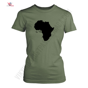 Camiseta de algodón orgánico estampada de manga corta de moda de alta calidad para mujer - Product Image 1