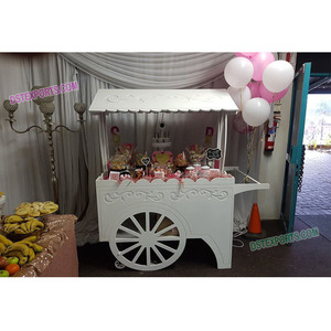 Decoración de Carrito de Comida para Bodas, Ideas para Puestos de Comida en Bodas Indias, Carritos de Comida y Dulces para Matrimonios - Product Image 1