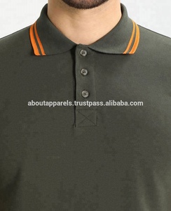 เสื้อโปโลระบายอากาศได้ดีสำหรับผู้ชายเสื้อกอล์ฟผ้าคอตตอนเข้ารูปสีขาวแบบเข้ารูปมีสไตล์ตามสั่ง - Product Image 4