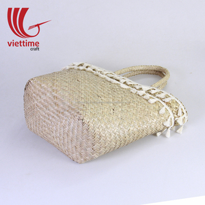 หญ้าทะเลฟางถุงชายหาดสำหรับฤดูร้อนทำในเวียดนามขายส่ง - Product Image 6