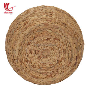 Round Weave Water Hyacinth Laundry <b>Basket</b>, <b>Straw</b> Storage <b>Basket</b> in Vietnam Wholesale - Product Image 2
