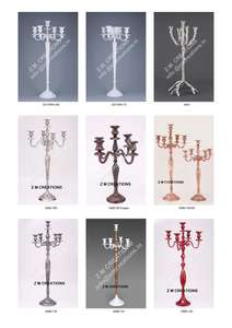 Bougeoirs candélabres en cristal pour les mariages et la Saint-Valentin Vente à chaud Bougeoirs en cristal Centres de table Tendance - Product Image 4