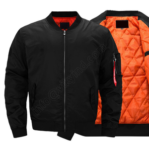 Chaqueta Bomber Casual Unisex de Satén, Impermeable, Resistente al Viento, con Decoración Bordada, Fábrica BSCI, Personalizada, Corte Ajustado - Product Image 5