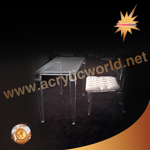 Mesa de centro acrílica para el hogar, diseño creativo, transparente, pequeña - Product Image 1