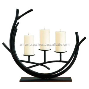 Chandelier en métal doré, lampe de décoration populaire - Product Image 6