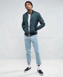 Vêtements pour hommes, vêtement en coton, vente en gros, en sergé de coton, veste de bombardier, pull-over, laine - Product Image 3