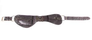 Riñonera de bolsillo funcional personalizada de alta calidad para hombre, riñonera de cuero genuino con bolsillos dobles, productos hechos a mano a la moda - Product Image 4