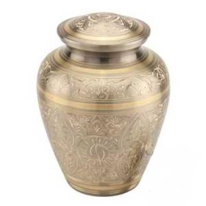 Cendres commémoratives classiques de fleurs rouges de cerise, métal laiton/aluminium pour adultes, Style américain/européen - Product Image 4