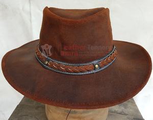 Chapeau de Cowboy Texas Cowboy, en cuir véritable, chapeau de style Cowboy, personnalisé - Product Image 4