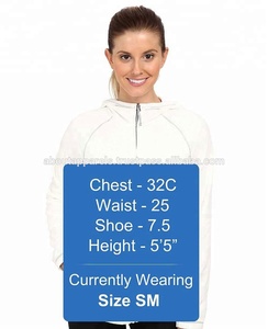 Recién llegado, sudaderas personalizadas lisas baratas y elegantes para mujer, sin mínimo/cuello redondo, sudadera de algodón transpirable de lana - Product Image 2