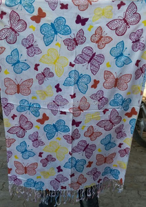 Super Fine <b>Pashmina</b> <b>Scarf</b> Shawl Latest Butterfly Print Traditional <b>Scarf</b> in Market - Product Image 4