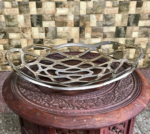 Fancy Gold-Plated Aluminum Alloy Tableware Home Decor Custom Offset Printing <b>Casting</b> Die Cut Techniques Gift Craft Application - Product Image 3