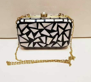 High Quality Mother of Pearl Clutch for Party Wedding Bridesmaid-Handcrafted by LUXURY CRAFTS at Best Price - Product Image 3